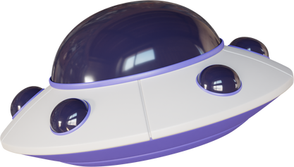 Ufo Spaceship 3d Icon